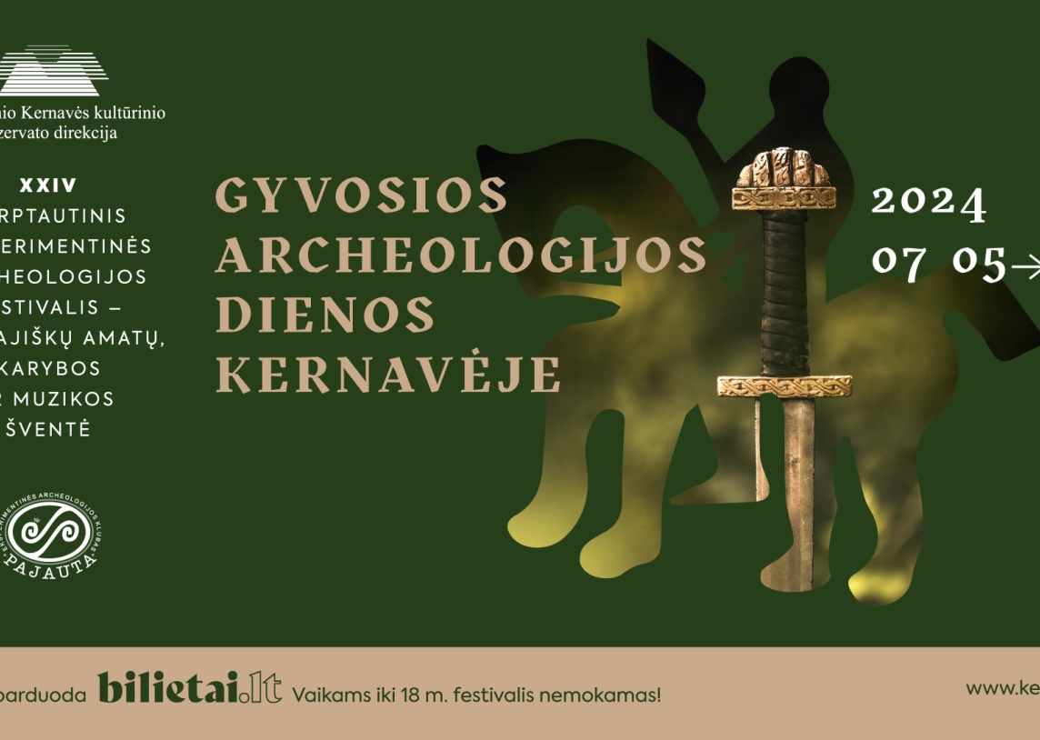 Gyvosios archeologijos dienos Kernavėje 2024