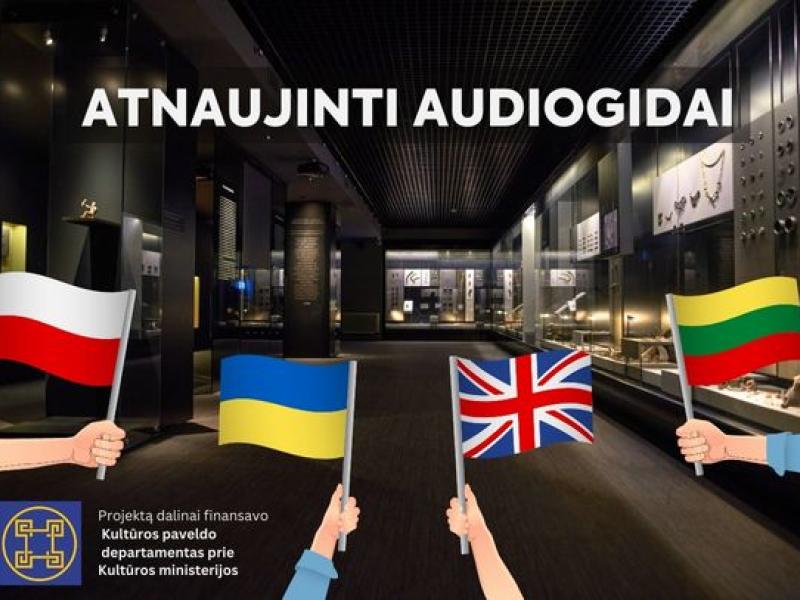  Atnaujinti Kernavės archeologinės vietovės muziejaus audiogidai