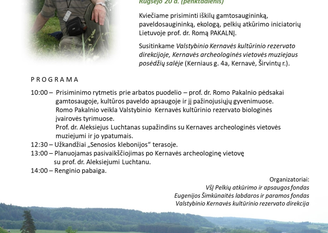 Romo Pakalnio takais - Kernavė