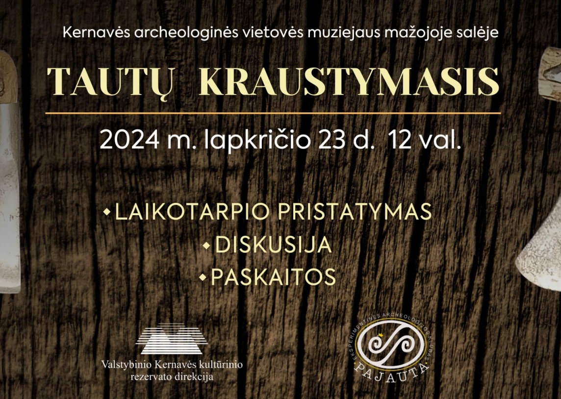 Kviečiame į pristatomąjį renginį „Tautų kraustymasis“ 