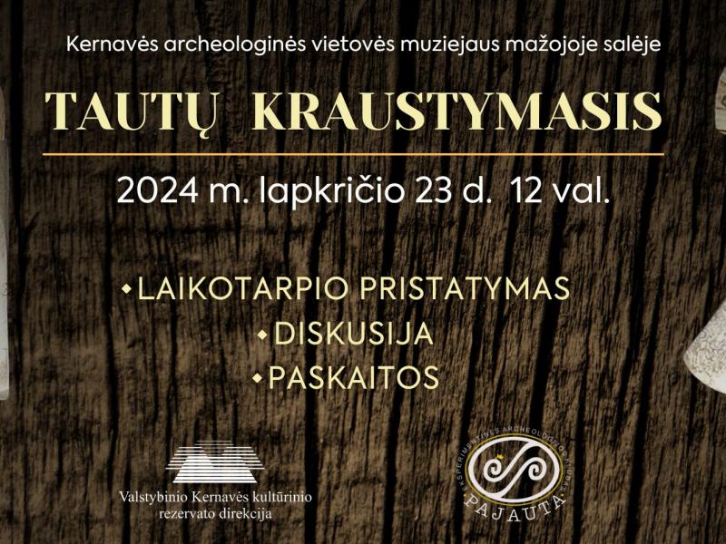 Kviečiame į pristatomąjį renginį „Tautų kraustymasis“ 